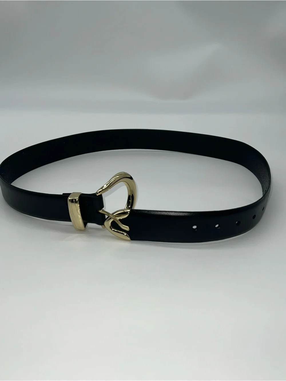 Treasure & Bond from Nordstrom Women's Black Leather Western Inspired Belt-39.5